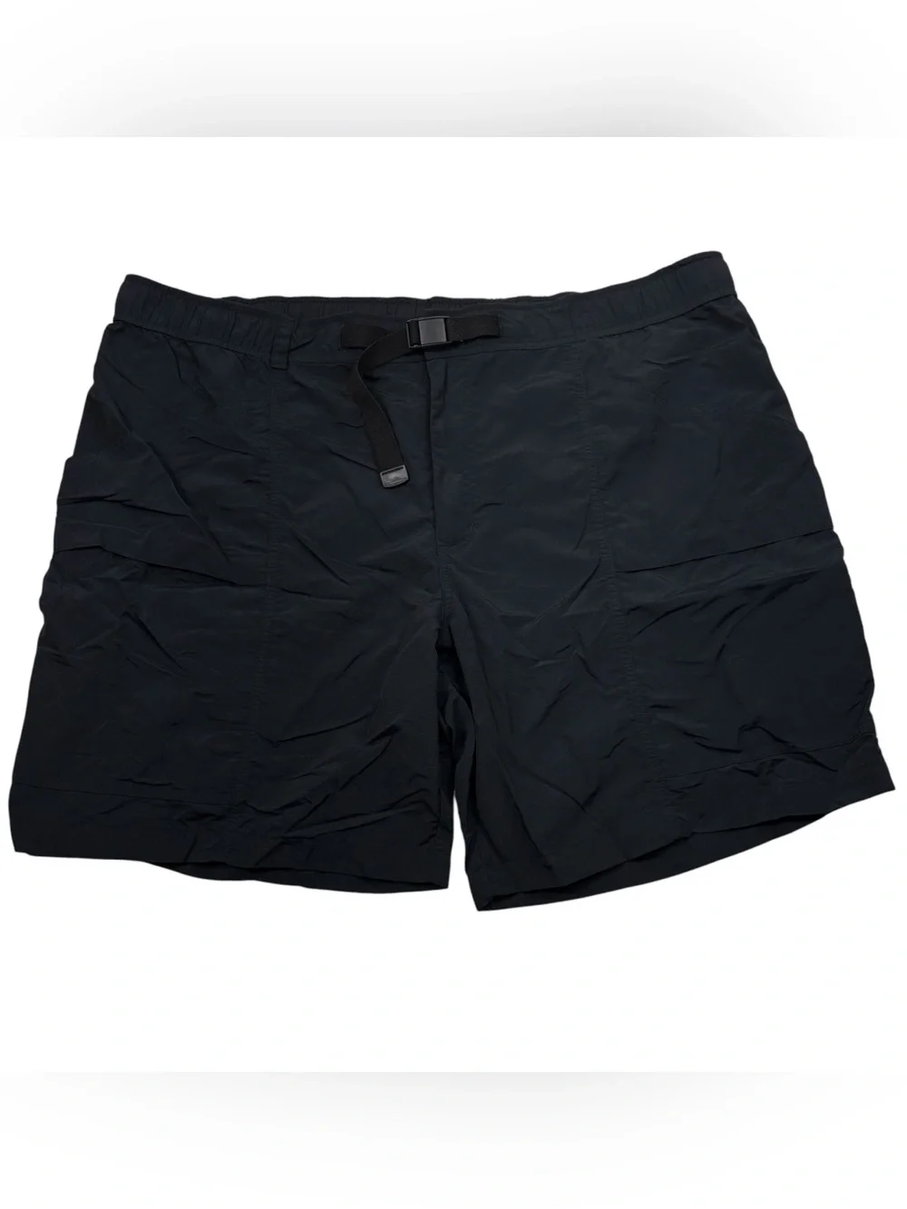 Eddie Bauer Men's Black Lightweight Performance Cargo Shorts Fishing Outdoor 2XL
